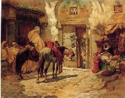 unknow artist Arab or Arabic people and life. Orientalism oil paintings  438 Sweden oil painting artist